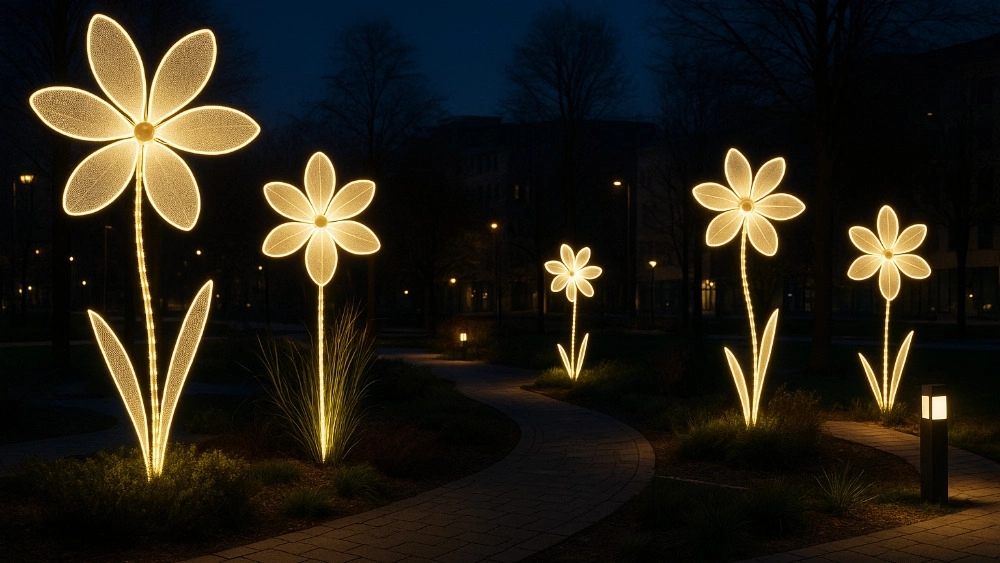 Implementation of Flower Model Optical Elements in Mashhad