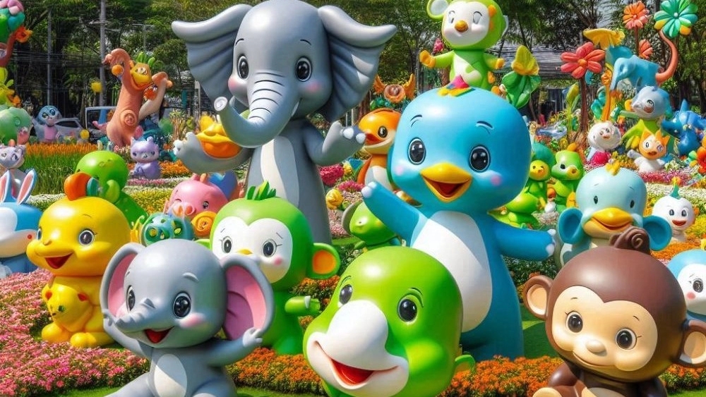 Making cartoon elements in Mashhad a new way to beautify urban