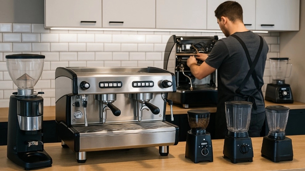 Repair and service of coffee shop equipment in Rasht