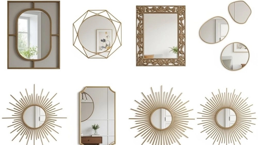 Buy and install a variety of decorative mirrors, prices and their different types