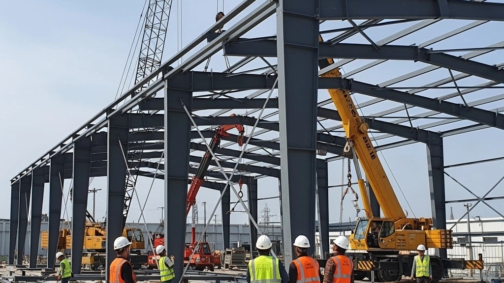 Mohammadi Steel Structure, Installation and Making of Shadow Labor in the City