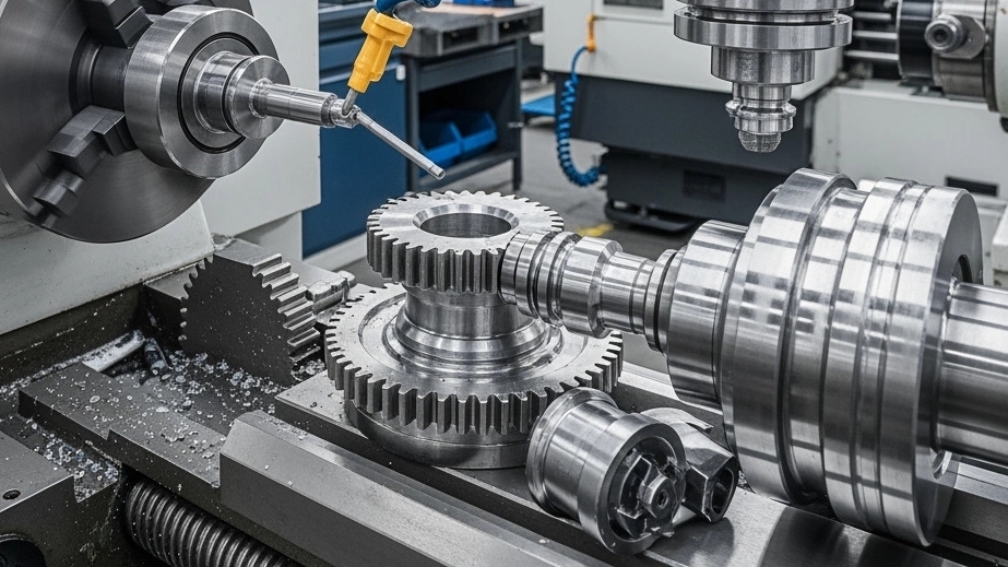 Careful industrial turning in Tabriz with specialized Amir turning services