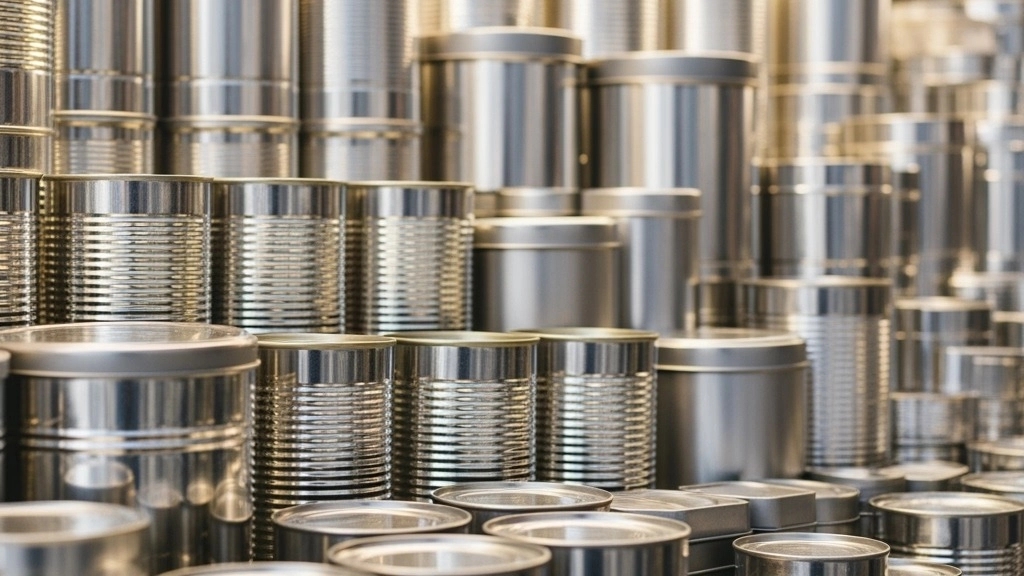 Price of metal cans and cans in the market
