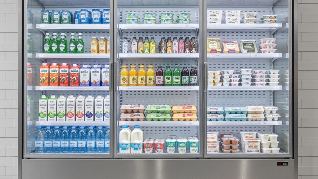 A showcase refrigerator in Karaj; Direct purchase of production