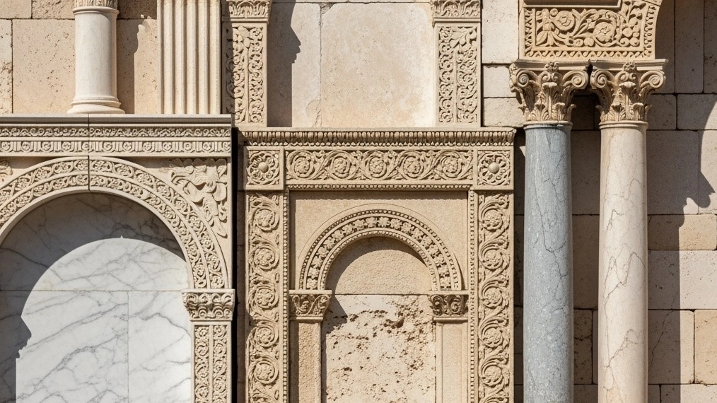 Production of all kinds of Roman and classic facade building
