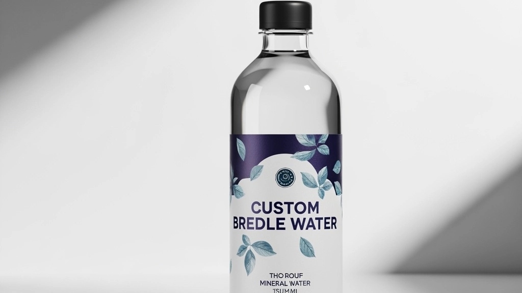 The best price of logo printing on luxury and gift mineral water