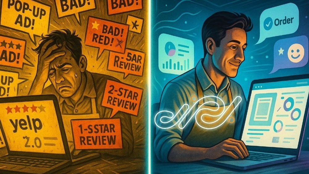 Comparison of Yelp and Bahazi Why is Baze a clever replacement of Yelp in Iran?