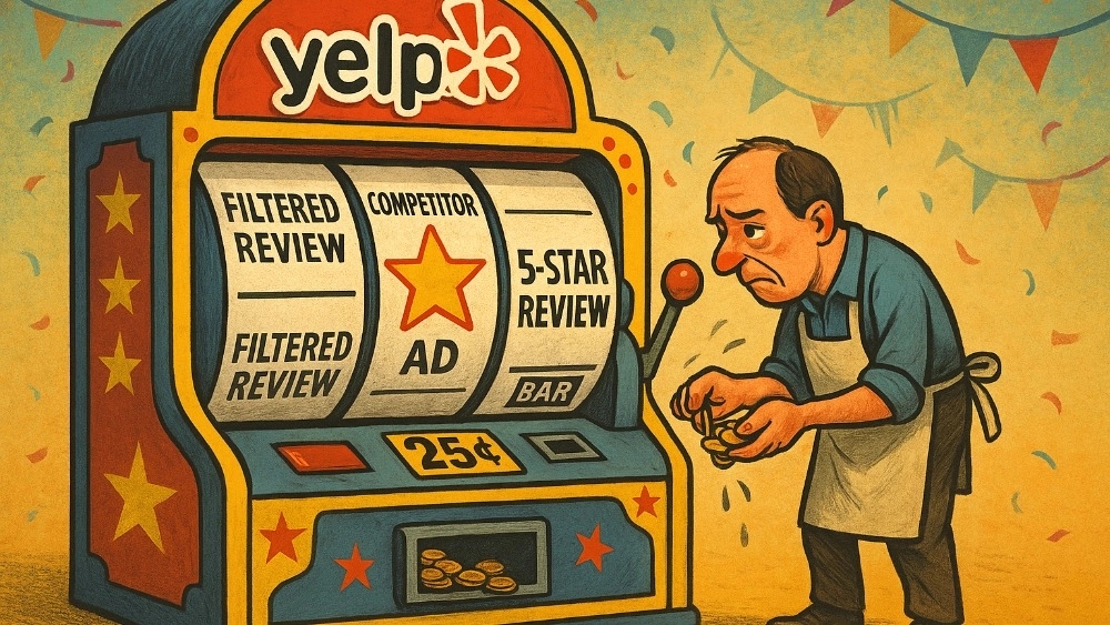 Yelp - امپراتوری نظرات یا باج‌گیری دیجیتال