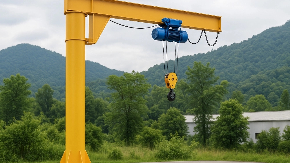 Construction and installation of column crane in Gilan cities