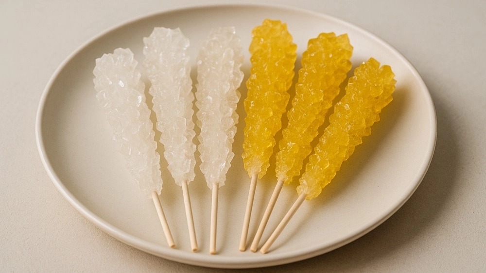 What is the difference between white and yellow candy?