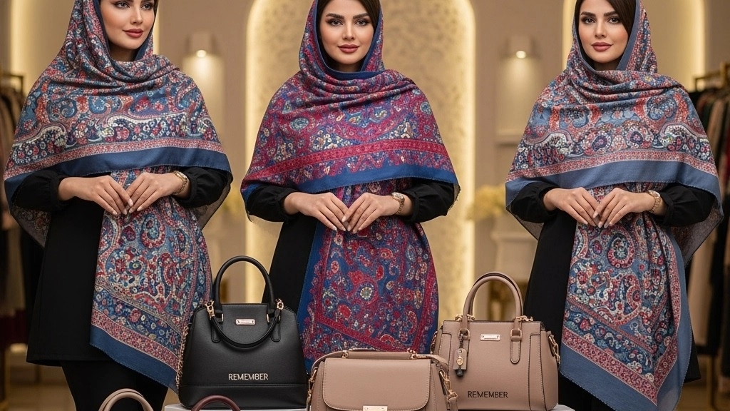 The latest models of scarf, scarf and women's bag in Chalus only in the Shawl