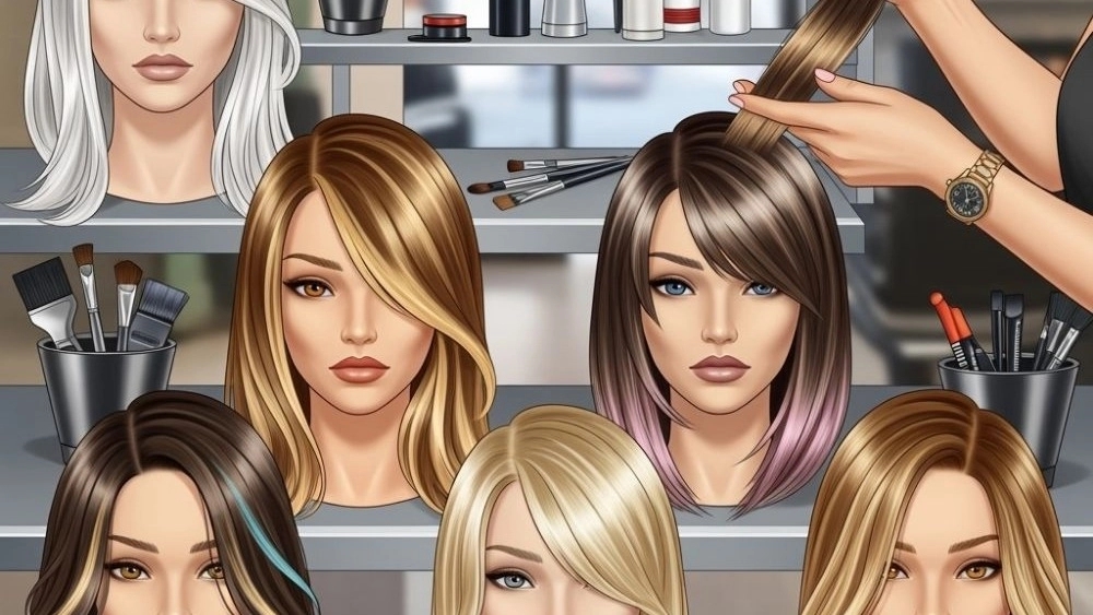 A variety of colors and meshes of popular