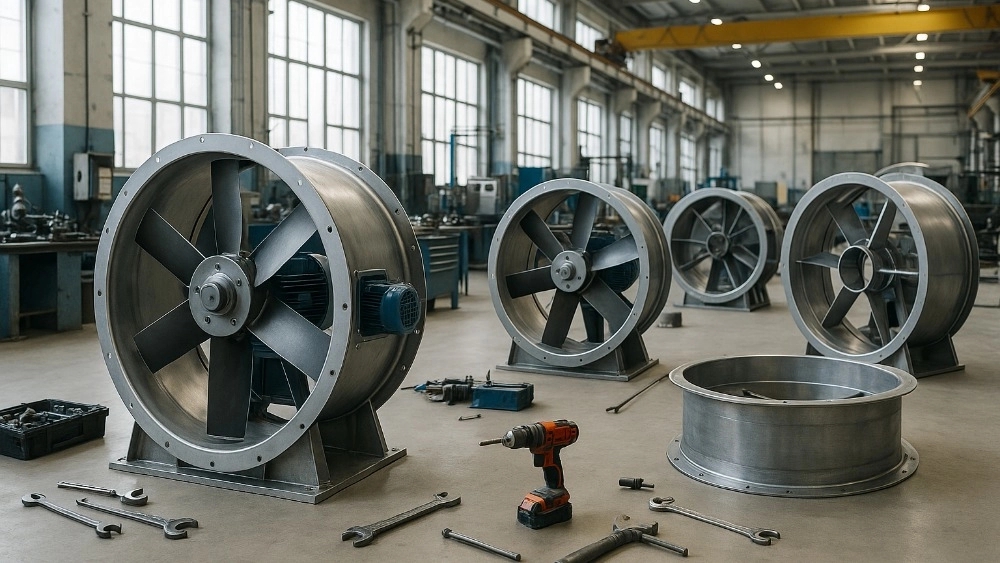 Production and sale of suction industrial ventilation