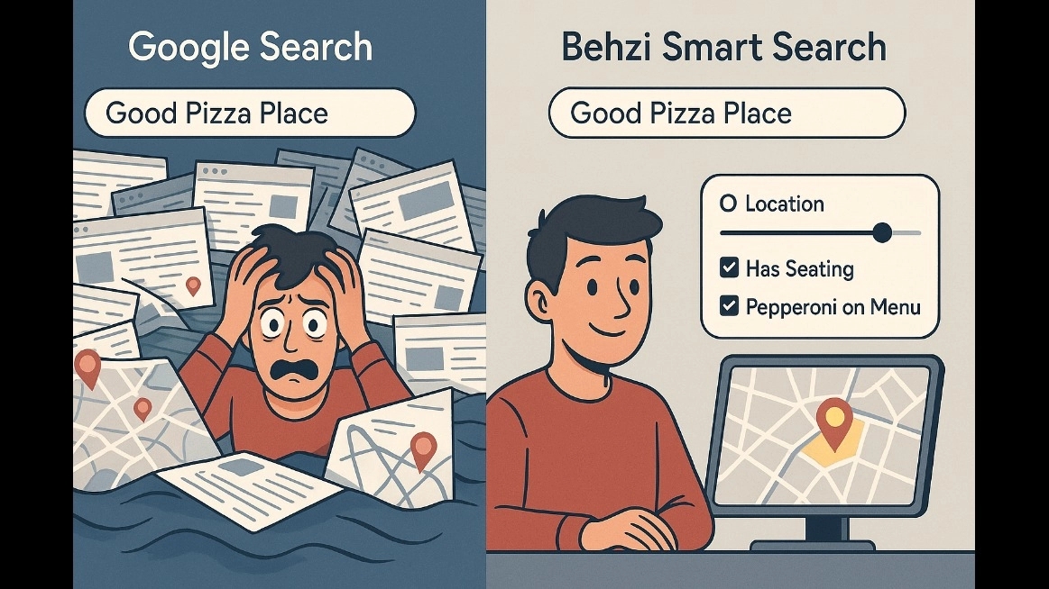 Beyond Google: Why does a smarter search search smarter to find a great pizza?