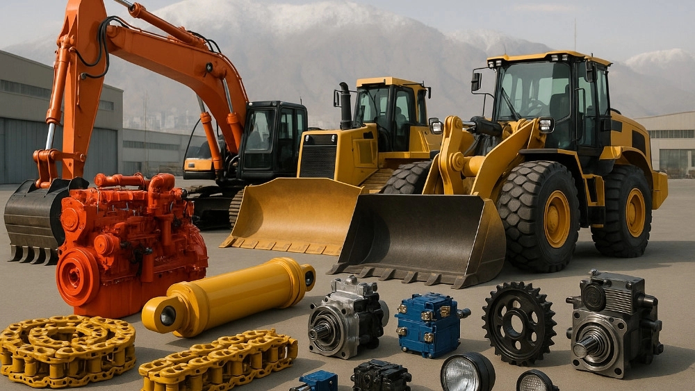 Sale of all parts of road and mineral machinery in Tehran