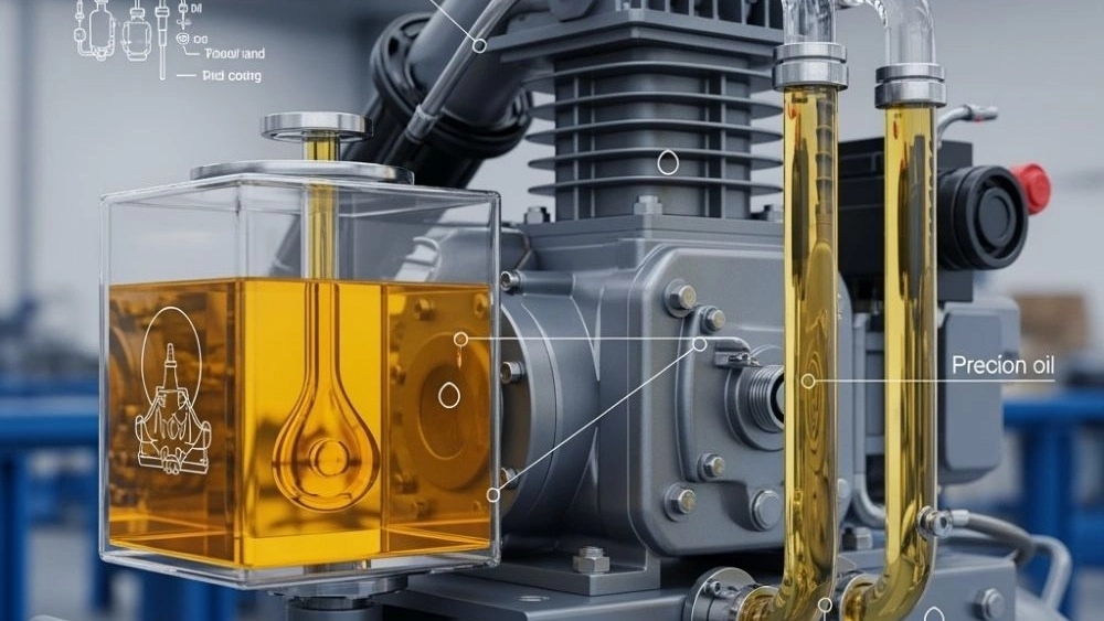 Screw air compressor oil in Tehran