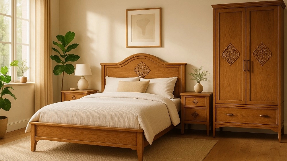 Design and construction of a wooden bedding service in Isfahan