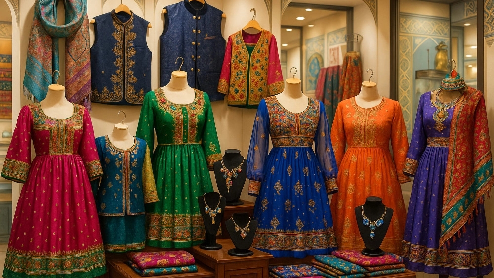 Afghan Fashion Clothing Store, Sales of Afghan and Indian Dresses in Isfahan