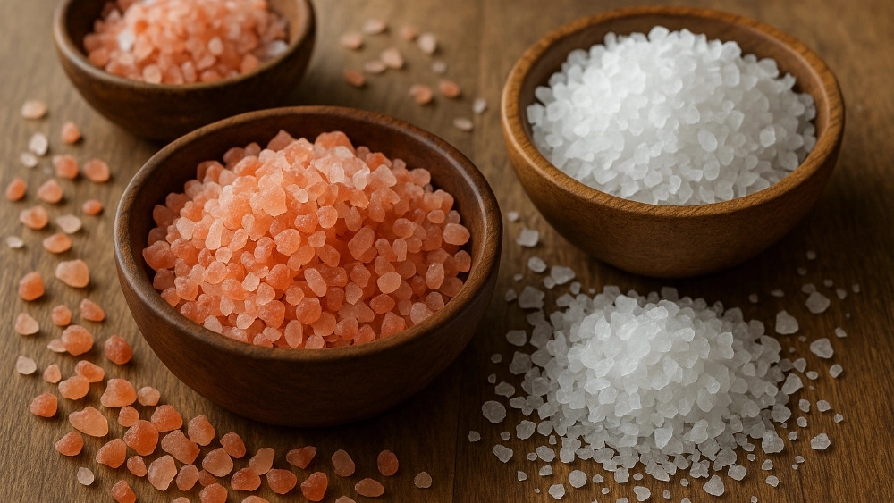 The benefits of using sea salt and pink salt
