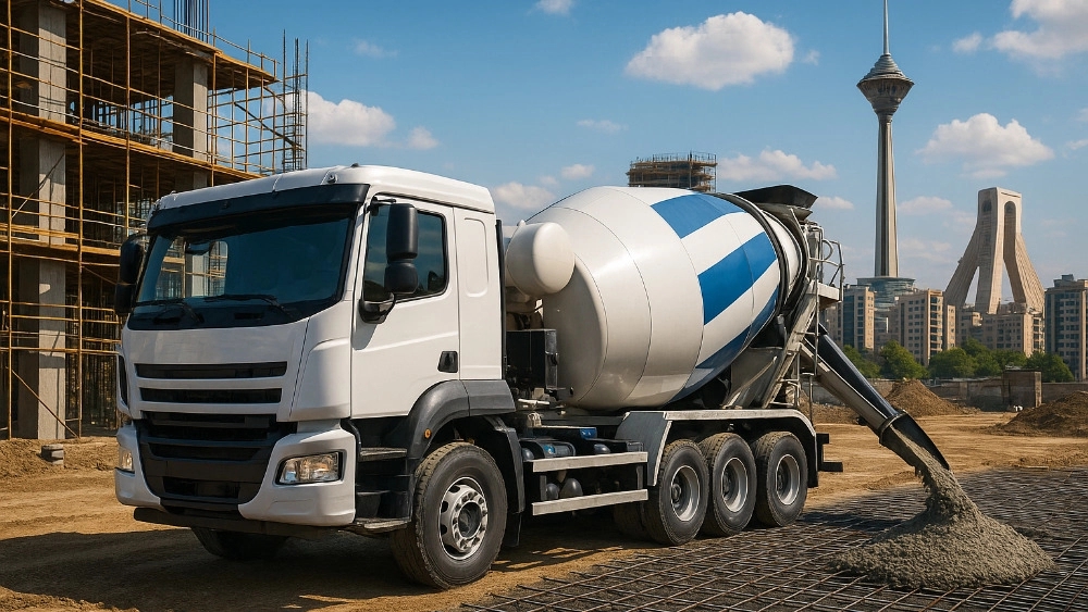 Mixer Track in Tehran Concrete Mixer