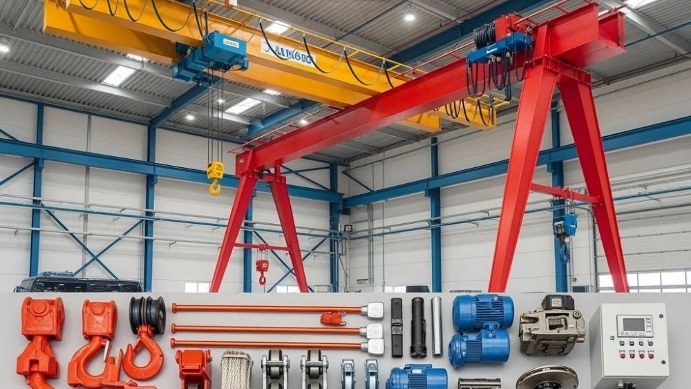 Manufacturing and selling crane pieces and gates