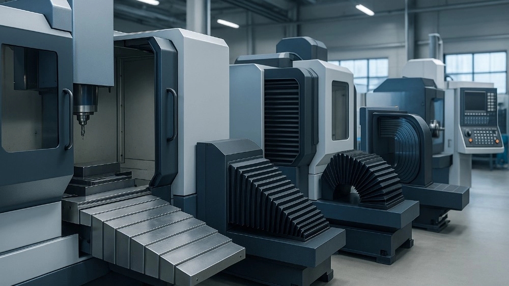 Types of CNC device cover and their applications; Salehi's Corners Investigation