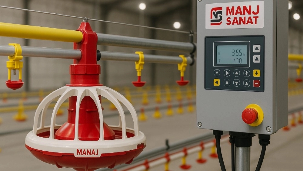 Automatic poultry farming of professional managers with Mannaj Sanat equipment