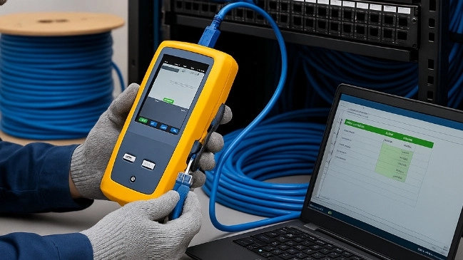 Wholesale network cable sale with channel and permanent testing