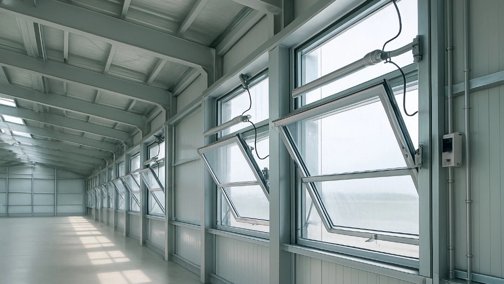 Automatic window to adjust the air of innovation in the environment with Managaj Industry Solutions
