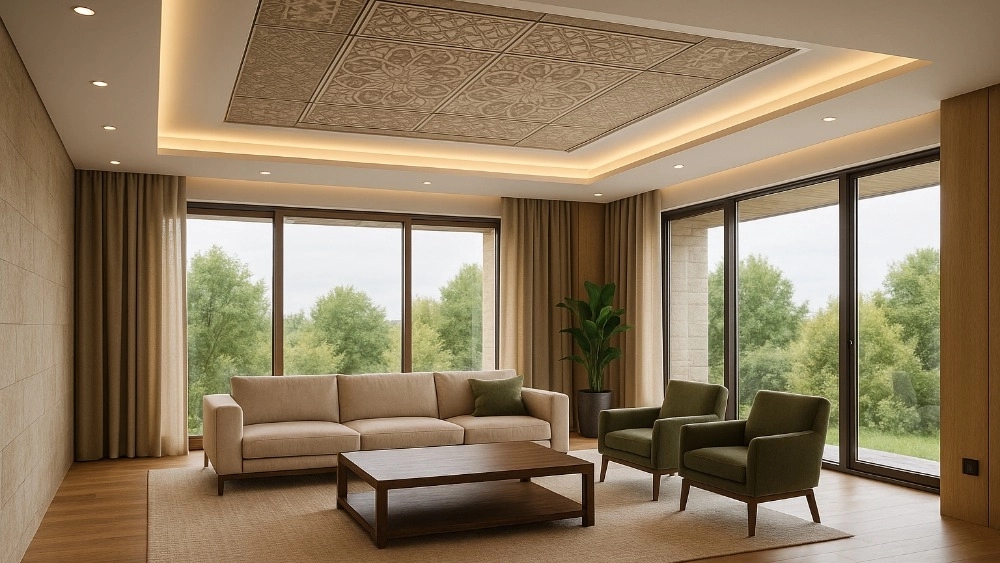Unique false ceiling, installation of a false ceiling in Tehran