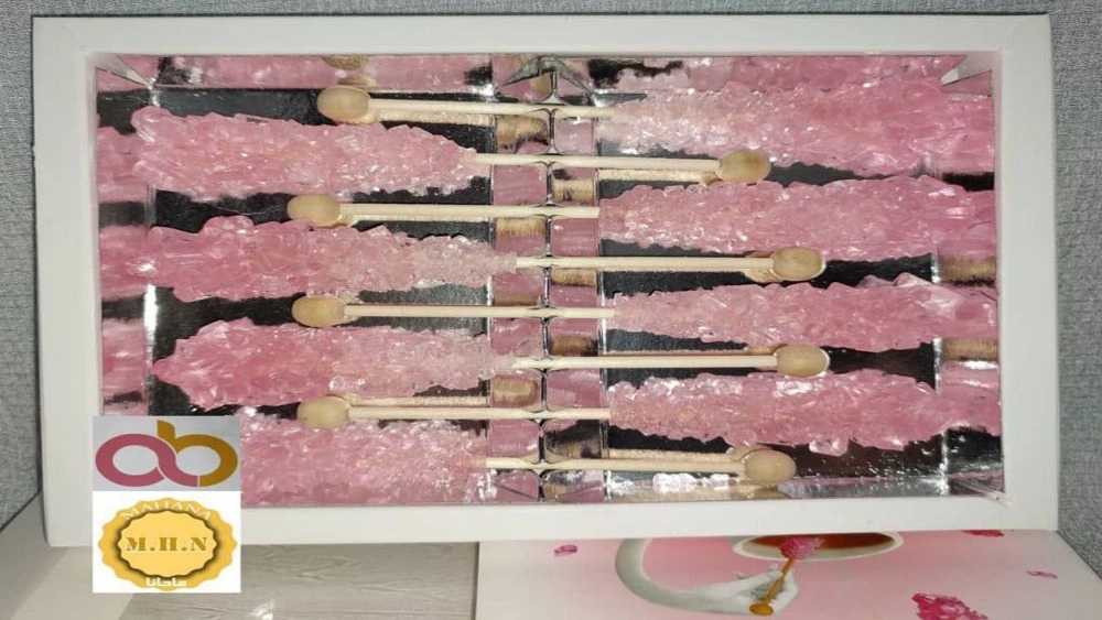 Types of exported wooden candy in different flavors of 5 grams