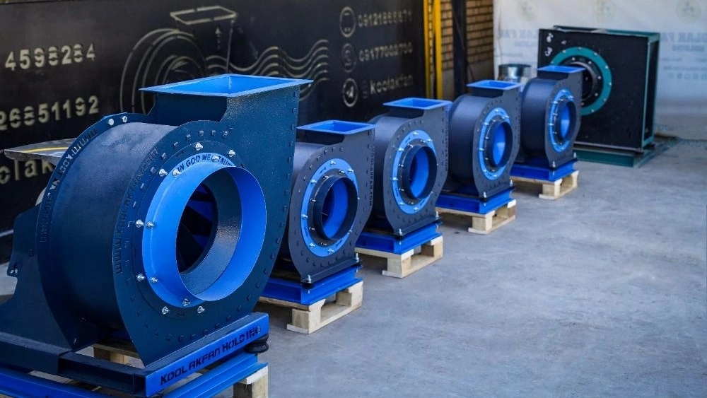 Production of centrifuge fan ventilation in Shiraz