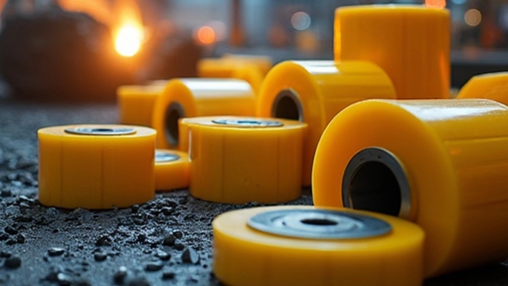 ۱۰ Application of polyurethane parts in steel, mining and automotive industries