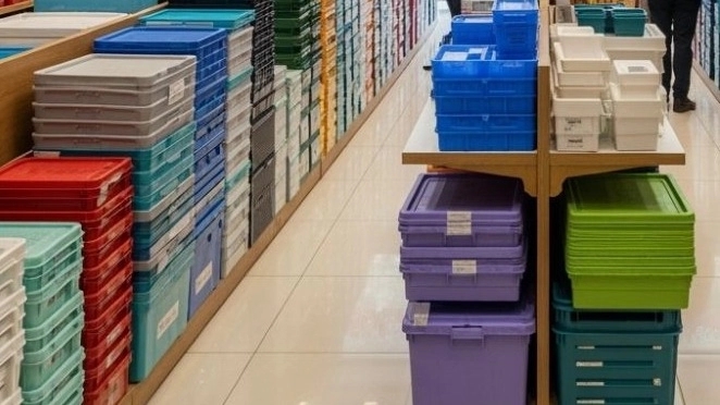 Plastic Box Sales Center in Tehran