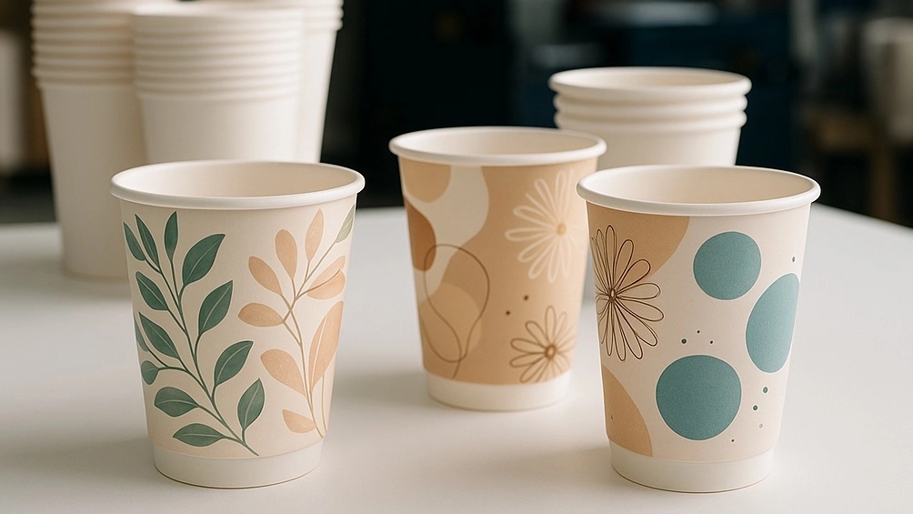 Price of double -walled paper glass with dedicated printing in Qazvin