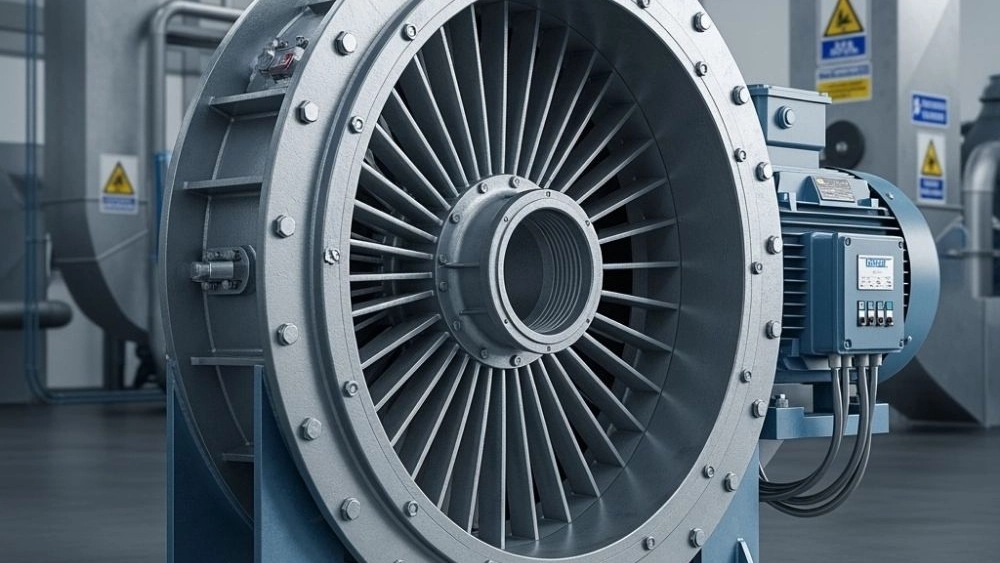 Design and manufacture of centrifuge fan in Isfahan
