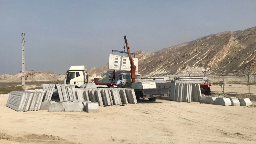 کارگاه آک بتن در بوشهر