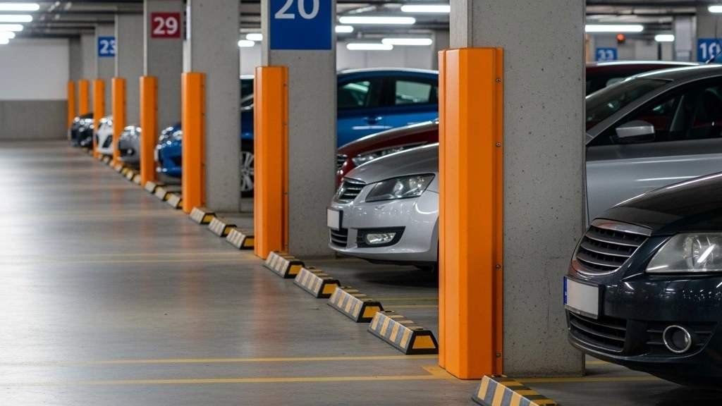 Parking column bumper sales and column shield installation at the best price