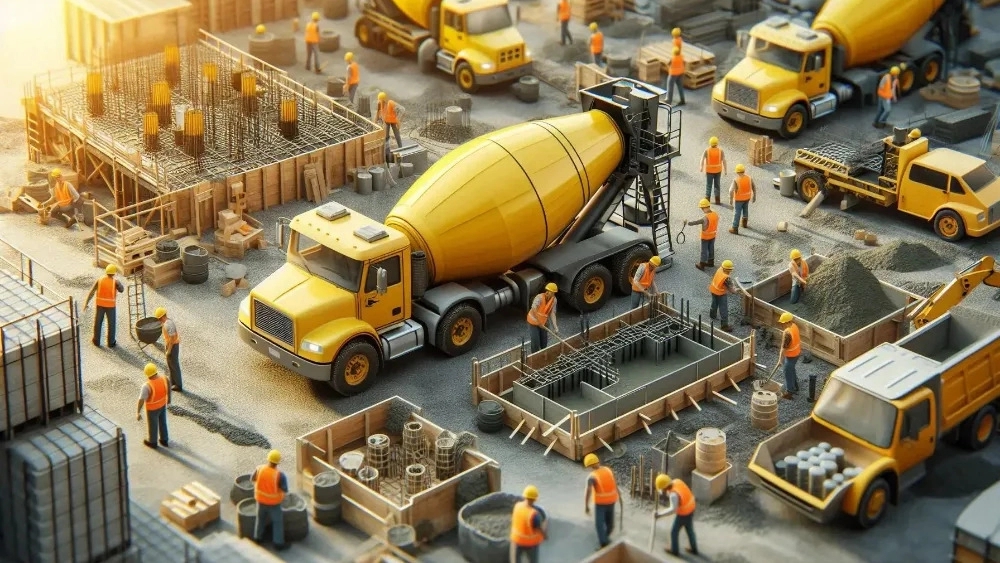 Design and manufacture of custom concrete mixer in Tehran
