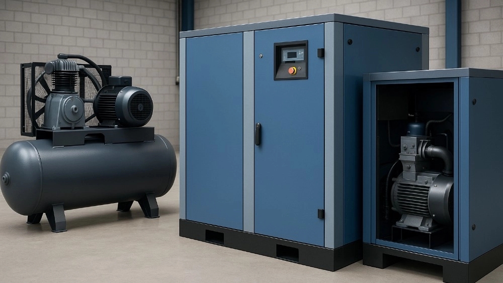Civil compressor manufacturer of piston and screw compressors in the city of Quds