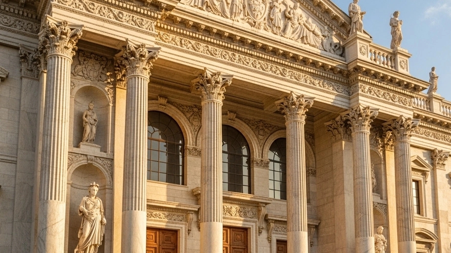Roman facade in Qazvin