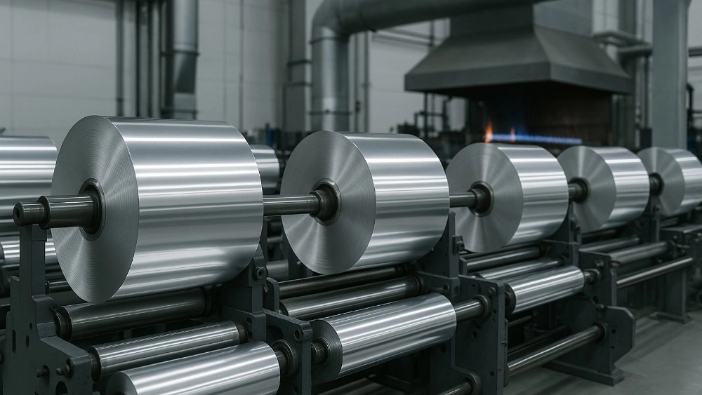 Gas aluminum foil production in Tehran