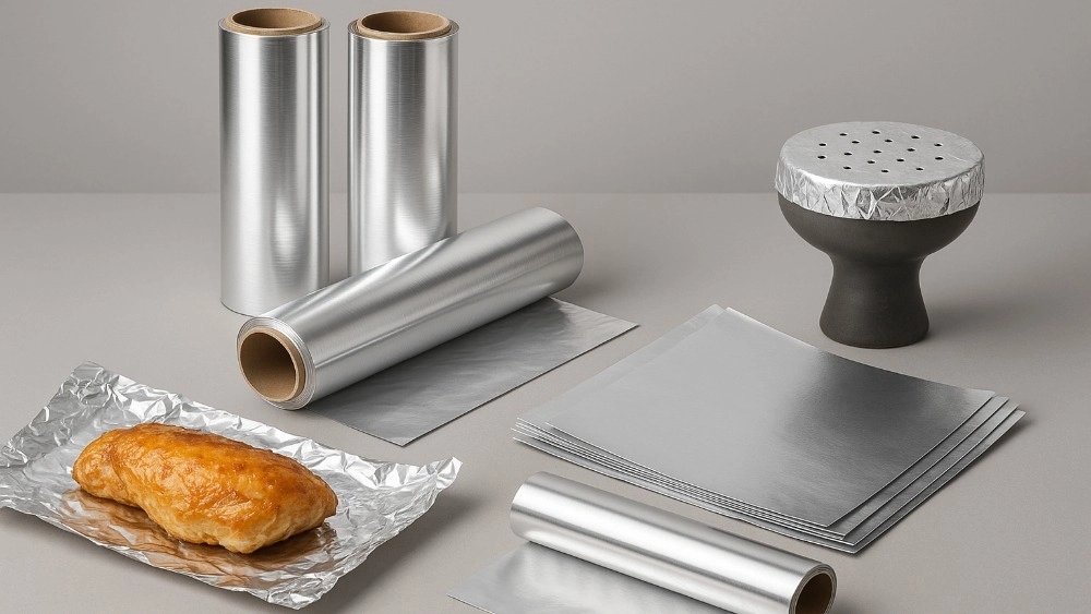 Production and sale of aluminum foil and hookah foil in Tehran