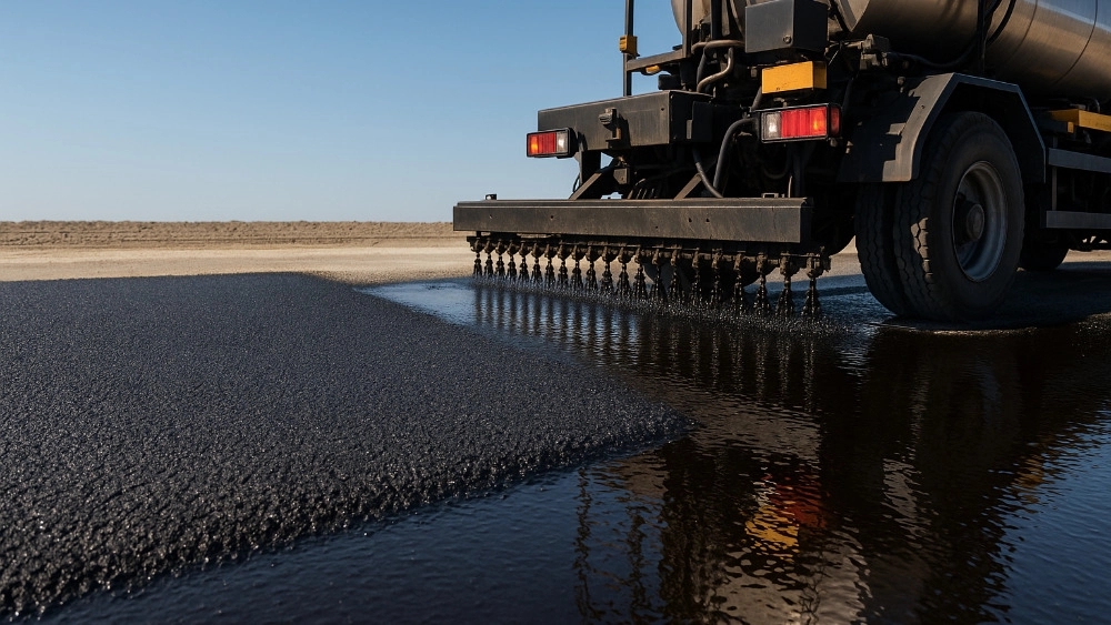 Emulsion bitumen on road construction and asphalt