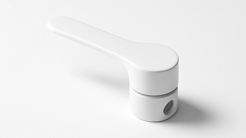 Sale of white lever valve in Tehran kitchen and bathroom valves