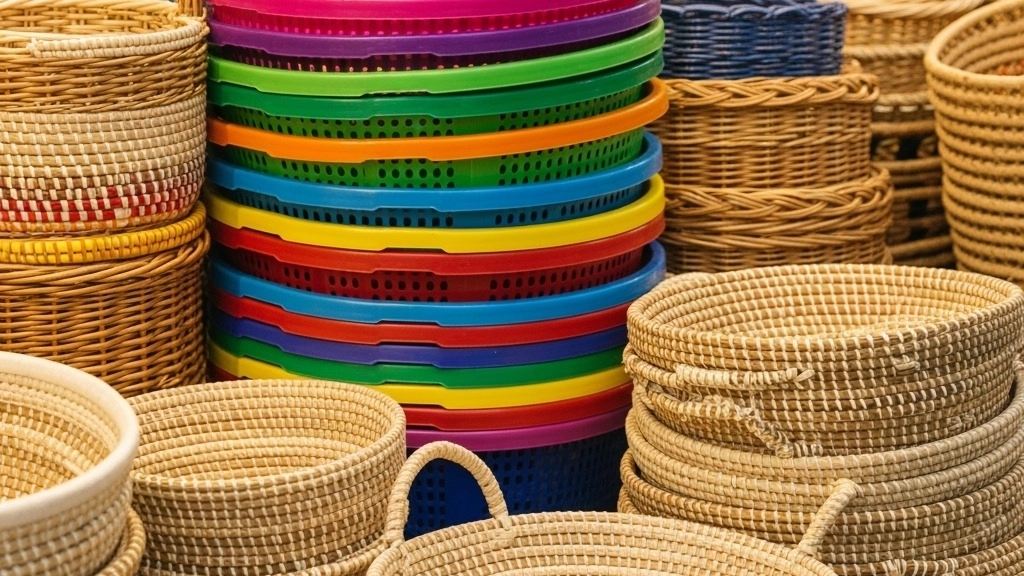 Production and sale of baskets in Yazd