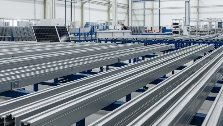 Production of solar panel profiles in Tabriz