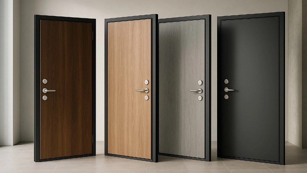 Anti -theft door veneer
