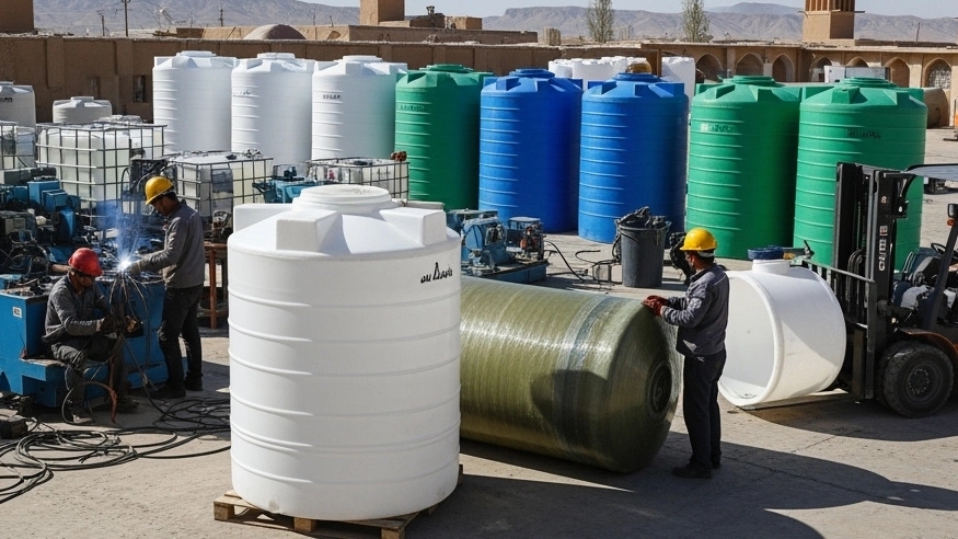 Producer of all kinds of water tanks in Yazd polymer equator