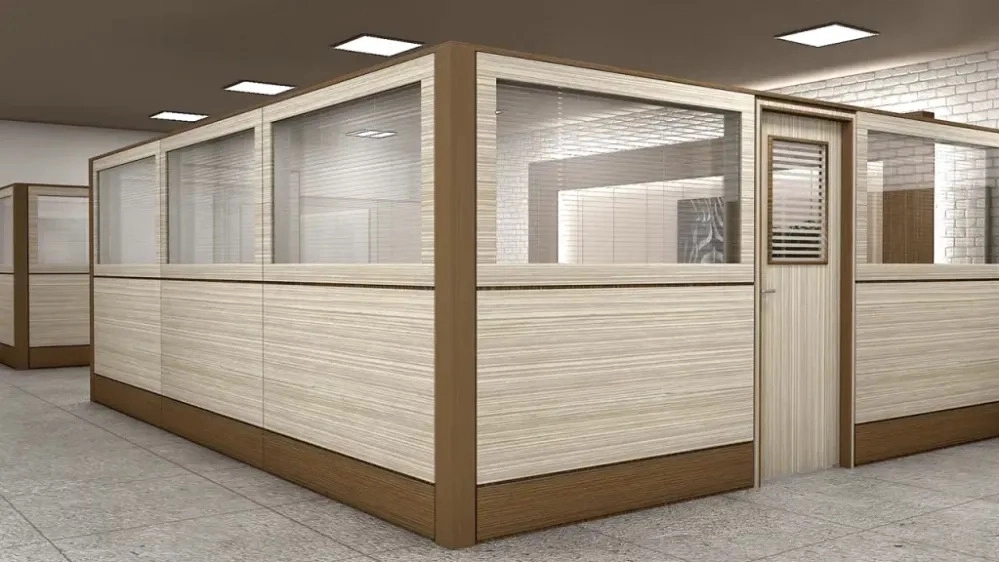 Workshop in Tehran Installation of single -wall and double -walled office partition